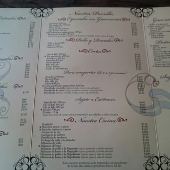 Quebracho - Menu - Steakhouses Near Me - México, D.F., DIF Quebracho - Menu - Steakhouses Near Me - México, D.F., DIF
