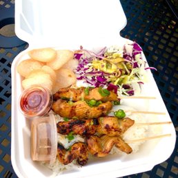 Chicken Satay Plate Chicken Satay Plate