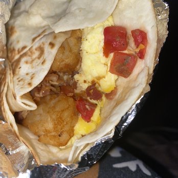 Del Taco - A Bacon and egg Breakfast Toasted Wrap with no HASHBROWNS - Mexican Near Me - Las Vegas, Nevada Del Taco - A Bacon and egg Breakfast Toasted Wrap with no HASHBROWNS - Mexican Near Me - Las Vegas, Nevada