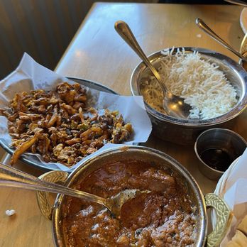 Kadhai Indian Cuisine - Chicken curry w/basmati rice. - Indian Near Me - Monroe, Washington