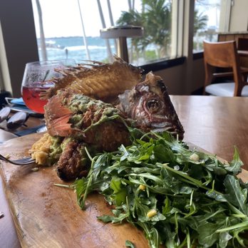 Rusty Pelican - Miami - Whole Crispy Whole Local Snapper - Seafood Near Me - Key Biscayne, Florida Rusty Pelican - Miami - Whole Crispy Whole Local Snapper - Seafood Near Me - Key Biscayne, Florida