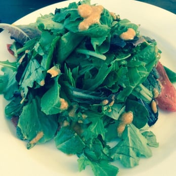 Frenasia - Green salad with hidden shreds of mangos underneath. - Asian Fusion Near Me - Howard Beach, New York