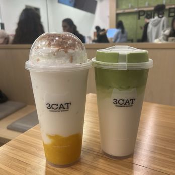 3CAT Handcrafted Beverage - Mango mochi, matcha latte - Juice Bars & Smoothies Near Me - Tustin, California 3CAT Handcrafted Beverage - Mango mochi, matcha latte - Juice Bars & Smoothies Near Me - Tustin, California