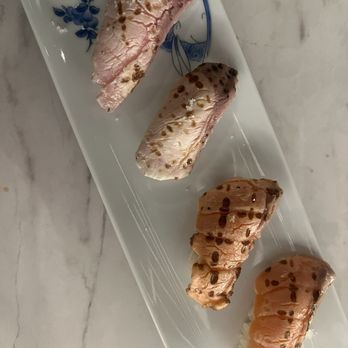 Aburi TORA - More torched nigiri - Japanese Near Me - Austin, Texas
