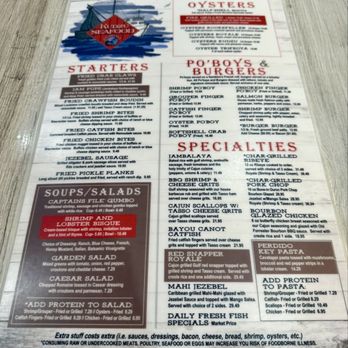 Kudzu Seafood Company - Menu - Seafood Near Me - Macon, Georgia