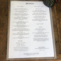 Canteen Trading Store - Brunch menu December 2022