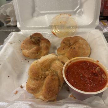 Antonino Bertolo's Pizza - Garlic Knots - Pizza Near Me - Greenville, South Carolina