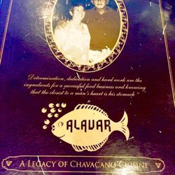 Alavar - Menu. Photo credit to my friend Wadge D.
