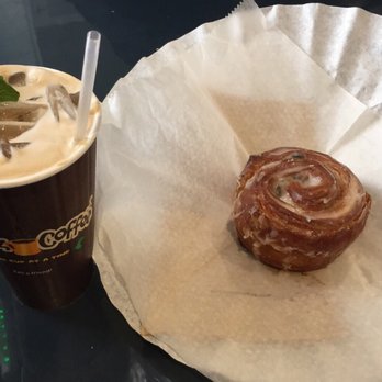 Philz Coffee - Mint mojito iced coffee + cinnamon roll - Coffee & Tea Near Me - San Mateo, California Philz Coffee - Mint mojito iced coffee + cinnamon roll - Coffee & Tea Near Me - San Mateo, California