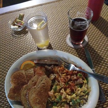 Katie O'Brien's - Katie's Scramble, part eaten already, available all day. So healthy. Pair w the Beer of the Day: $3.50. - American Near Me - Portland, Oregon Katie O'Brien's - Katie's Scramble, part eaten already, available all day. So healthy. Pair w the Beer of the Day: $3.50. - American Near Me - Portland, Oregon