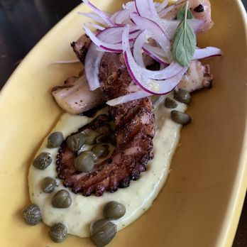 The Peacock - Oak Grilled Octopus - Mediterranean Near Me - Austin, Texas The Peacock - Oak Grilled Octopus - Mediterranean Near Me - Austin, Texas