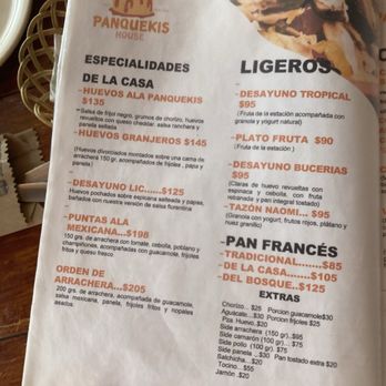 Panquekis House - Menu 2 - Breakfast & Brunch Near Me - Bucerías, NAY Panquekis House - Menu 2 - Breakfast & Brunch Near Me - Bucerías, NAY
