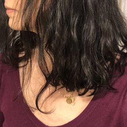 Absurdly uneven hair