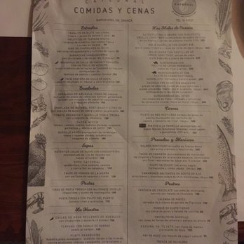 Restaurante Catedral - Menu. - Oaxacan Near Me - Oaxaca, OAX Restaurante Catedral - Menu. - Oaxacan Near Me - Oaxaca, OAX