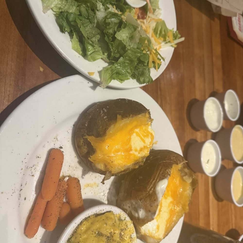 Cheddar's Scratch Kitchen - Don't judge. Ate the Broccoli Cheese Casserole and carrots. Loaded Baked Potatoes are in the fridge. - American Near Me - Dallas, Texas Cheddar's Scratch Kitchen - Don't judge. Ate the Broccoli Cheese Casserole and carrots. Loaded Baked Potatoes are in the fridge. - American Near Me - Dallas, Texas