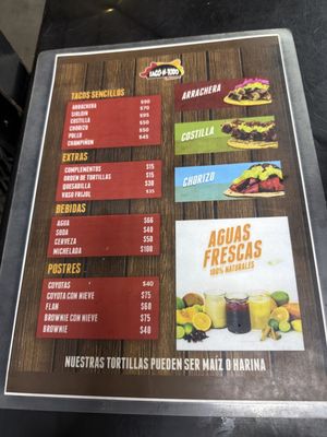 Menu photo 2 Taco N Todo Tijuana, BCN
