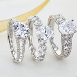 Reeds Jewelers - Multi-Stone Diamond Engagement Rings