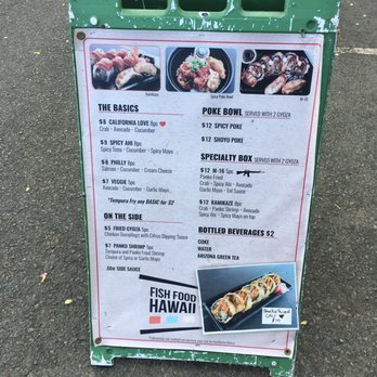 Fish Food - Menu - Sushi Bars Near Me - Honolulu, Hawaii Fish Food - Menu - Sushi Bars Near Me - Honolulu, Hawaii
