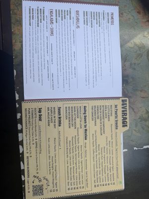 Menu photo 4 La Puerta San Diego, CA