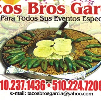 Tacos Brothers Garcia - Business Card - Caterers Near Me - Richmond, California