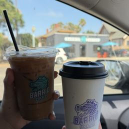 Iced dirty chai and hot orange creamsicle Iced dirty chai and hot orange creamsicle