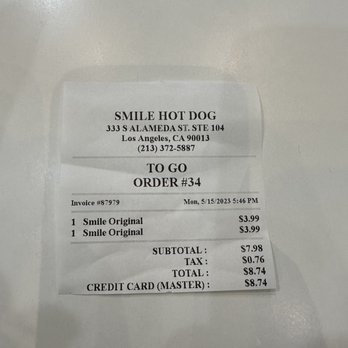 Smile Hotdog - I bought two Smile Original - Hot Dogs Near Me - Los Angeles, California Smile Hotdog - I bought two Smile Original - Hot Dogs Near Me - Los Angeles, California