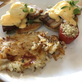 Early Bird - Pork Belly Benedict - New American Near Me - Fullerton, California