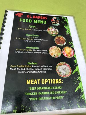 Menu photo 2 El Barbas Catering Vista, CA Menu photo 2 El Barbas Catering Vista, CA