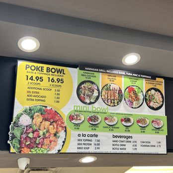 Ahipoki - Menu - Poke Near Me - Huntington Beach, California