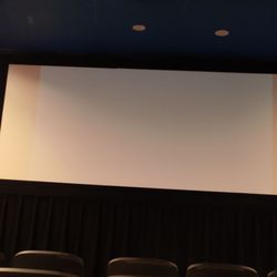 Eveningstar Cinema - Just before the movie started!! It's little, but the experience was awesome!!