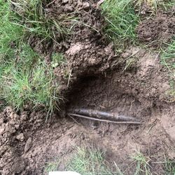 Dobson Turf Irrigation - Failed 1" black poly pipe installed by Dobson Irrigation.