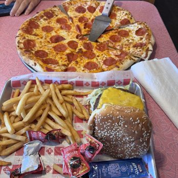 Joseph's Bar & Grill - The double decker burger and fries. Pepperoni pizza. - New Mexican Cuisine Near Me - Santa Rosa, New Mexico Joseph's Bar & Grill - The double decker burger and fries. Pepperoni pizza. - New Mexican Cuisine Near Me - Santa Rosa, New Mexico