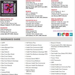 Advanced Physical Therapy