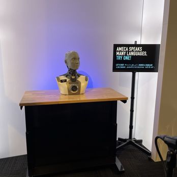 Computer History Museum - Ameca AI Chat bot! - Museums Near Me - Mountain View, California