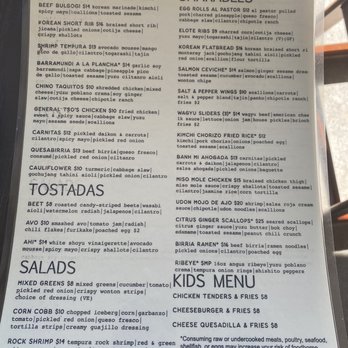 Chinitas - Menu - Sushi Bars Near Me - Henderson, Nevada