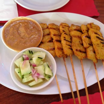 Awesome Thai - Chicken satay - Thai Near Me - Reseda, California