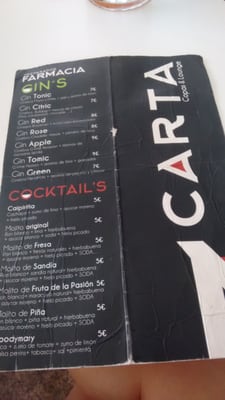 Menu photo 1 Farmacia Copas & Lounge Cáceres, CC