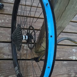 East Burke Sports - The guys had the spokes in the length we needed and we got it laced up ASAP!