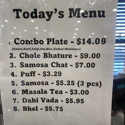 Menu Menu