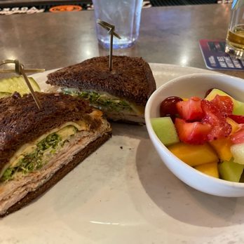 Sahm's Place - Malibu melt with fruit - American Near Me - Indianapolis, Indiana Sahm's Place - Malibu melt with fruit - American Near Me - Indianapolis, Indiana