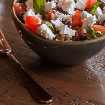The Rustic Fig Cafe - Groovy grains salad (pearl barley) with feta - Cafes Near Me - Adelaide, SA The Rustic Fig Cafe - Groovy grains salad (pearl barley) with feta - Cafes Near Me - Adelaide, SA