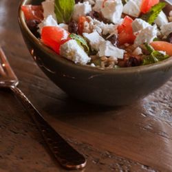 The Rustic Fig Cafe - Groovy grains salad (pearl barley) with feta