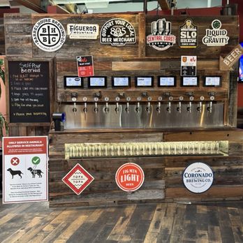 Blast & Brew - Beer wall... - New American Near Me - Pismo Beach, California Blast & Brew - Beer wall... - New American Near Me - Pismo Beach, California