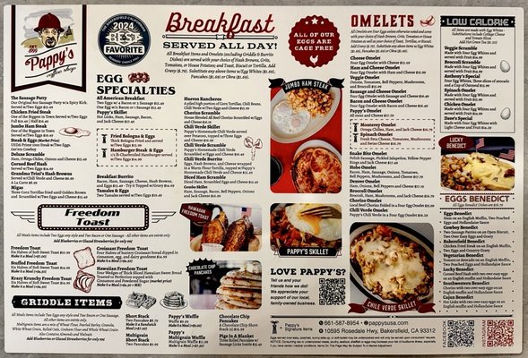 Menu photo 5 Pappy's Coffee Shop Bakersfield, CA Menu photo 5 Pappy's Coffee Shop Bakersfield, CA