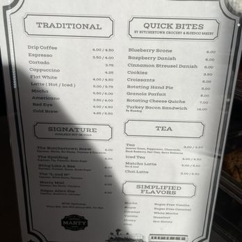 Hotel Marty - Menu - Coffee & Tea Near Me - Louisville, Kentucky