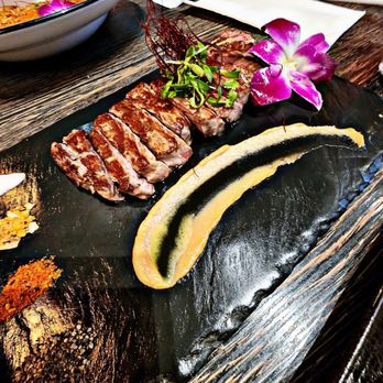 Japaneiro - 10oz NY Strip cooked to a medium temp. - Asian Fusion Near Me - Las Vegas, Nevada