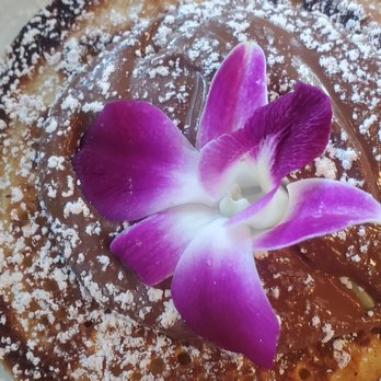 Bistro Cafe - Pancakes with Nutella and fruta - Breakfast & Brunch Near Me - Miami, Florida Bistro Cafe - Pancakes with Nutella and fruta - Breakfast & Brunch Near Me - Miami, Florida