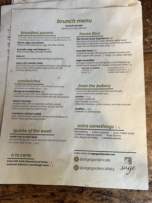 Menu photo 4 Sage Garden Cafe Frankfort, KY Menu photo 4 Sage Garden Cafe Frankfort, KY