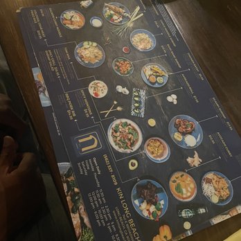 Kin Long Beach - Beautiful menu - Thai Near Me - Long Beach, California