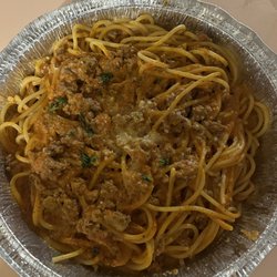 Brooklyn Pizza - Spaghetti with meat sauce